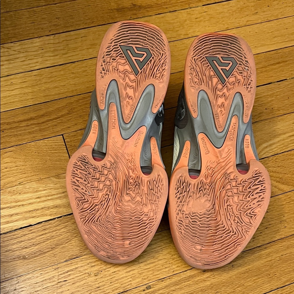 Nike Athletic Shoes - Black, Gray, White, Orange - Picture 6 of 9
